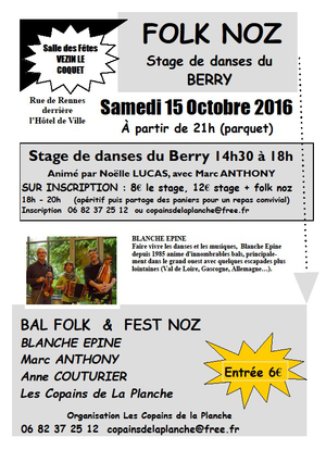 Fest-Noz/Bal folk à Vezin-le-Coquet