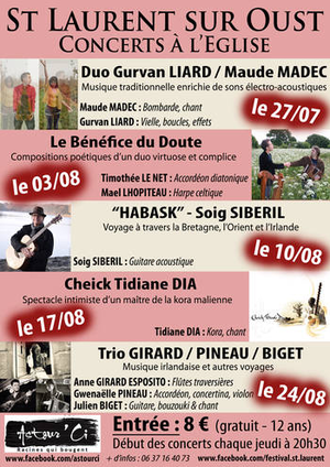 Concert à Saint-Laurent-sur-Oust