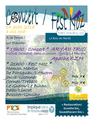 Concert et Fest-Noz à Mellionnec