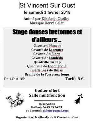 Stage à Saint-Vincent-sur-Oust