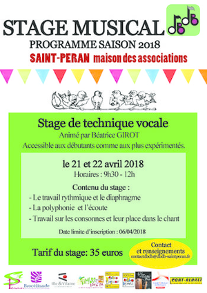 Stage à Saint-Péran