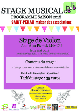 Stage à Saint-Péran