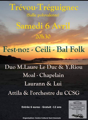 Fest-Noz/Bal folk à Trévou-Tréguignec