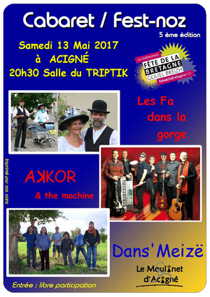 Cabaret/Fest-noz à Acigné