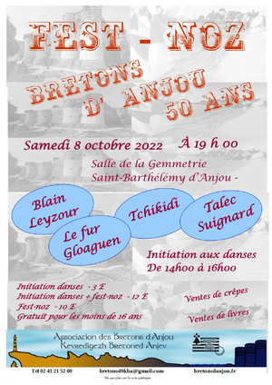 Fest Noz à Saint-Barthélémy-d'Anjou