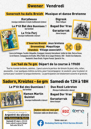 Concert et Fest-Noz à Vitré