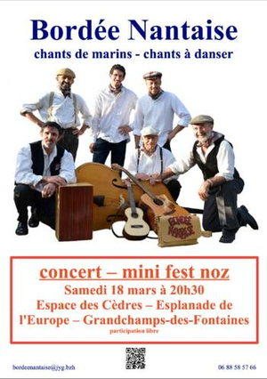 Concert et Fest-Noz à Grandchamp-des-Fontaines