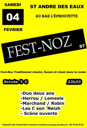 Fest Noz à Saint Andre des Eaux