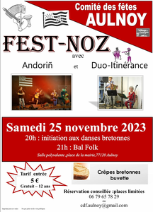 Fest Noz à Aulnoy