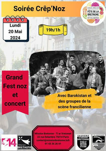 Concert et Fest-Noz à Paris