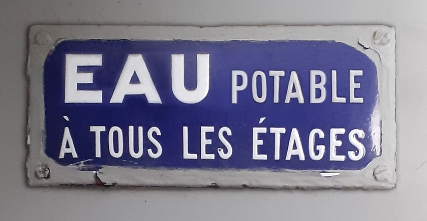 Eau potable à tous les étages