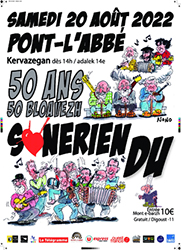 50 ans des Sonerien Du à Pont-l'Abbé